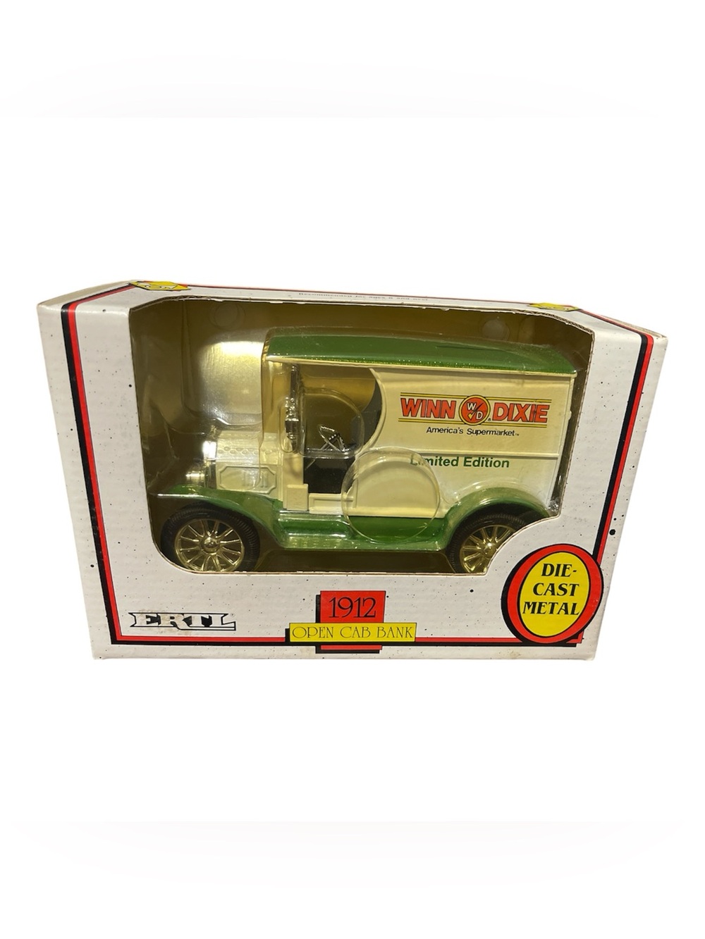 ERTL - 1912 Open Cab Bank #7550-10EO 1/25 Scale Winn Dixie Die Cast Metal # 2482